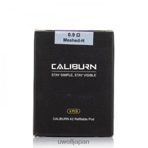 UWELL CALIBURN A2 交換用ポッド | 4個パック | UWELL Japan fecral un2 メッシュ h 09ohm J0X2T1